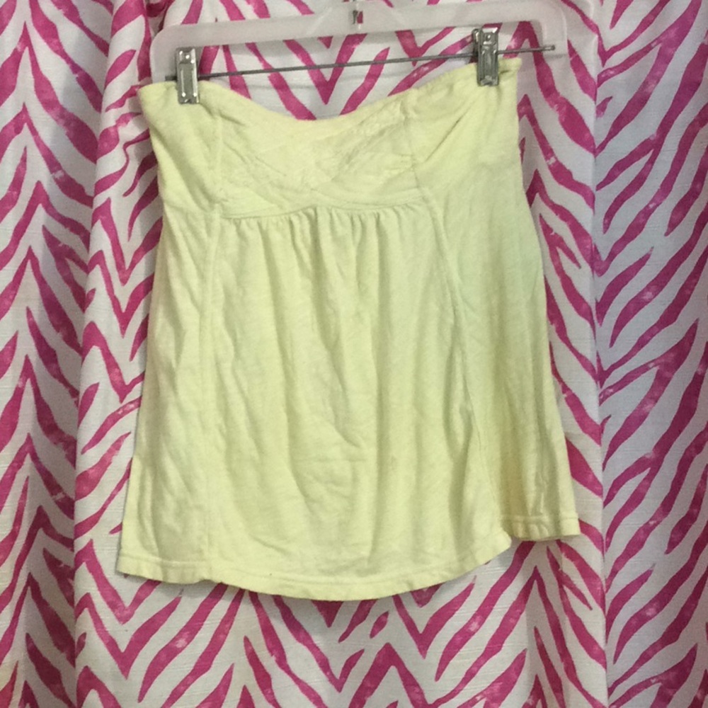 Cute strapless top
